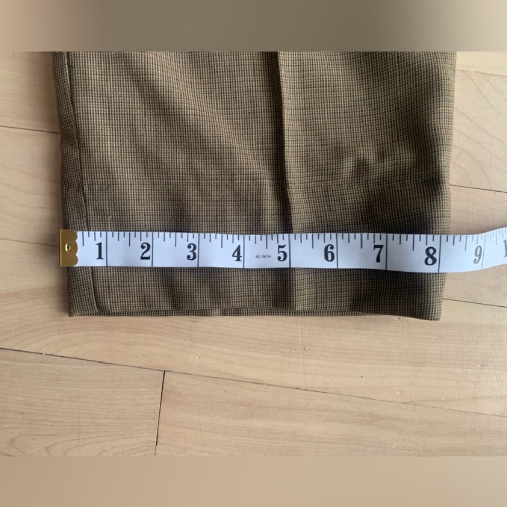 TOMMY HILFIGER Vintage - Pleated Tweed Trousers | Preppy Tailored Pants - Picture 10 of 14